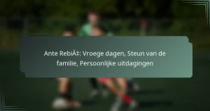 Ante Rebić: Vroege dagen, Steun van de familie, Persoonlijke uitdagingen